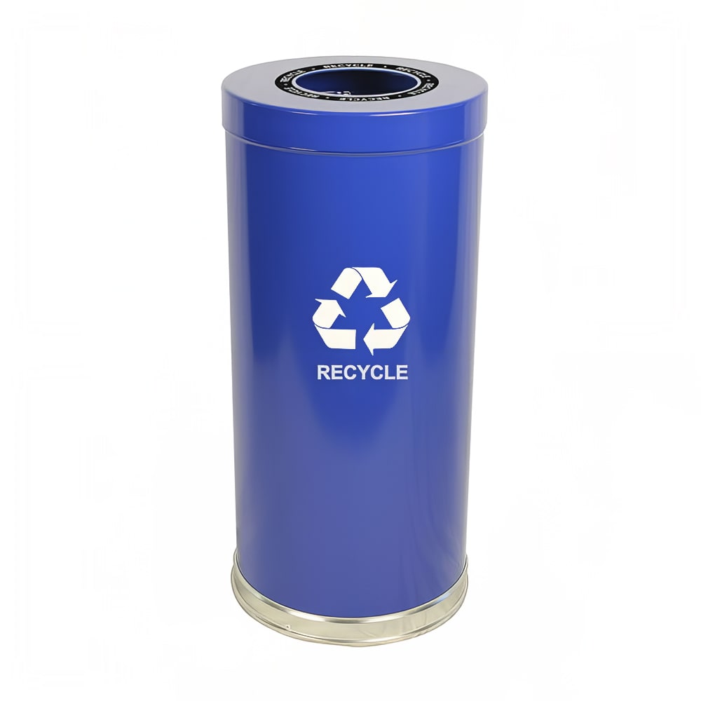 Witt 15RTBL-1H 24 gal Multiple Materials Recycle Bin - Indoor, Decorative