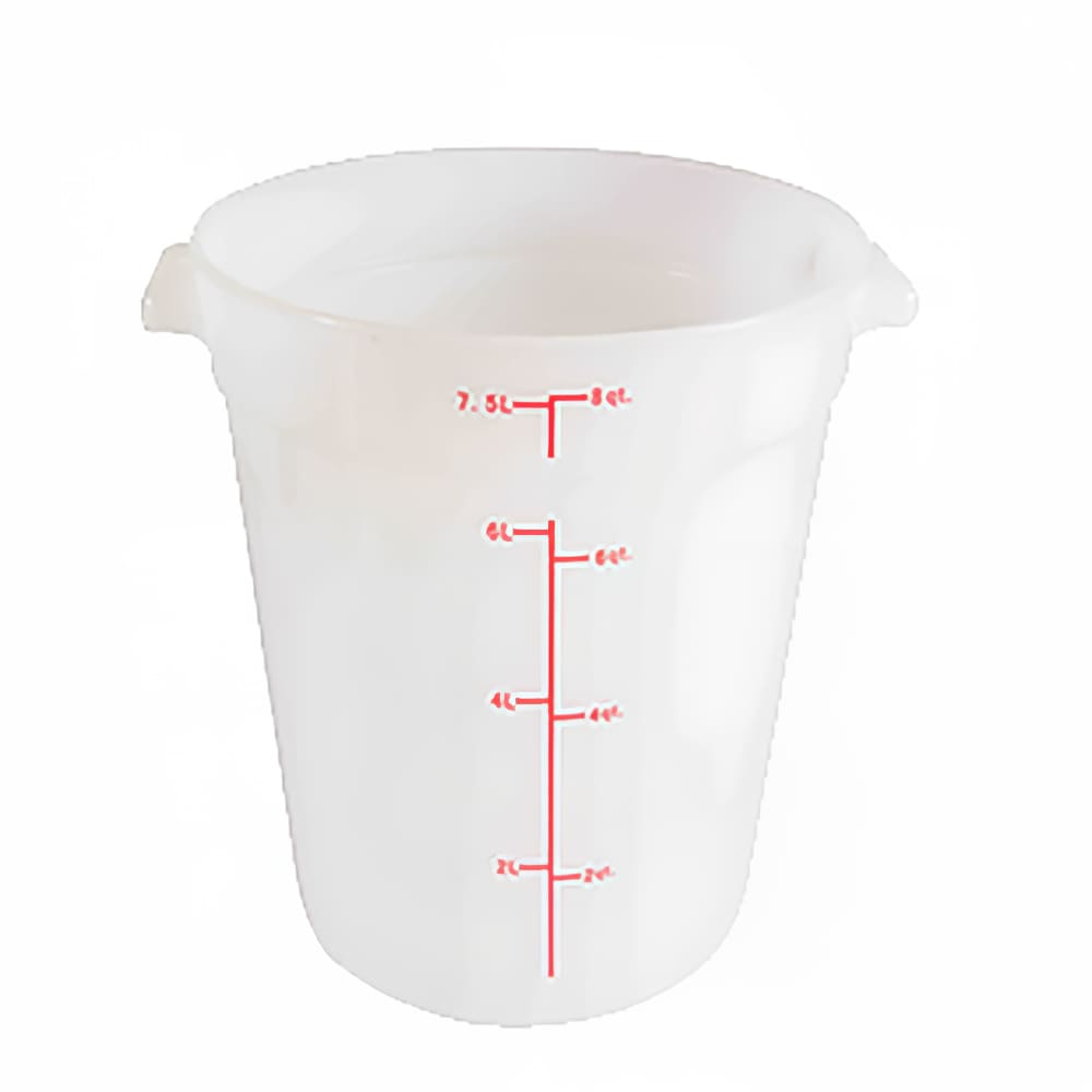 Thunder Group PLRFT308PP 8 qt Round Food Storage Container ...