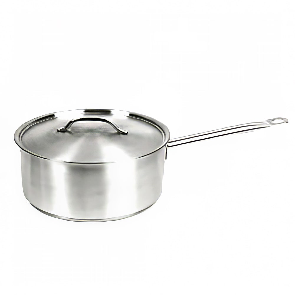 Thunder Group SLSSP4060 6 qt Stainless Steel Saucepan w/ Hollow Metal ...