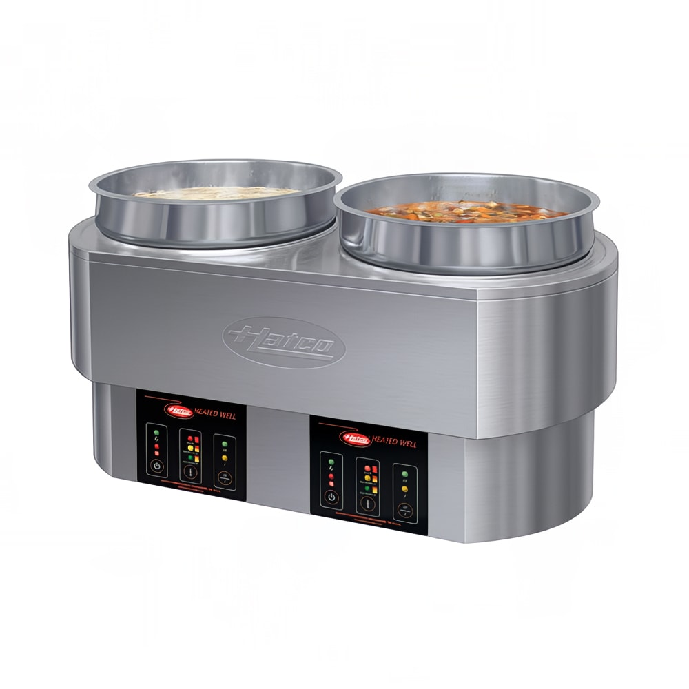 Hatco RHW-2 (2) 11 qt Countertop Soup Warmer w/ Thermostatic