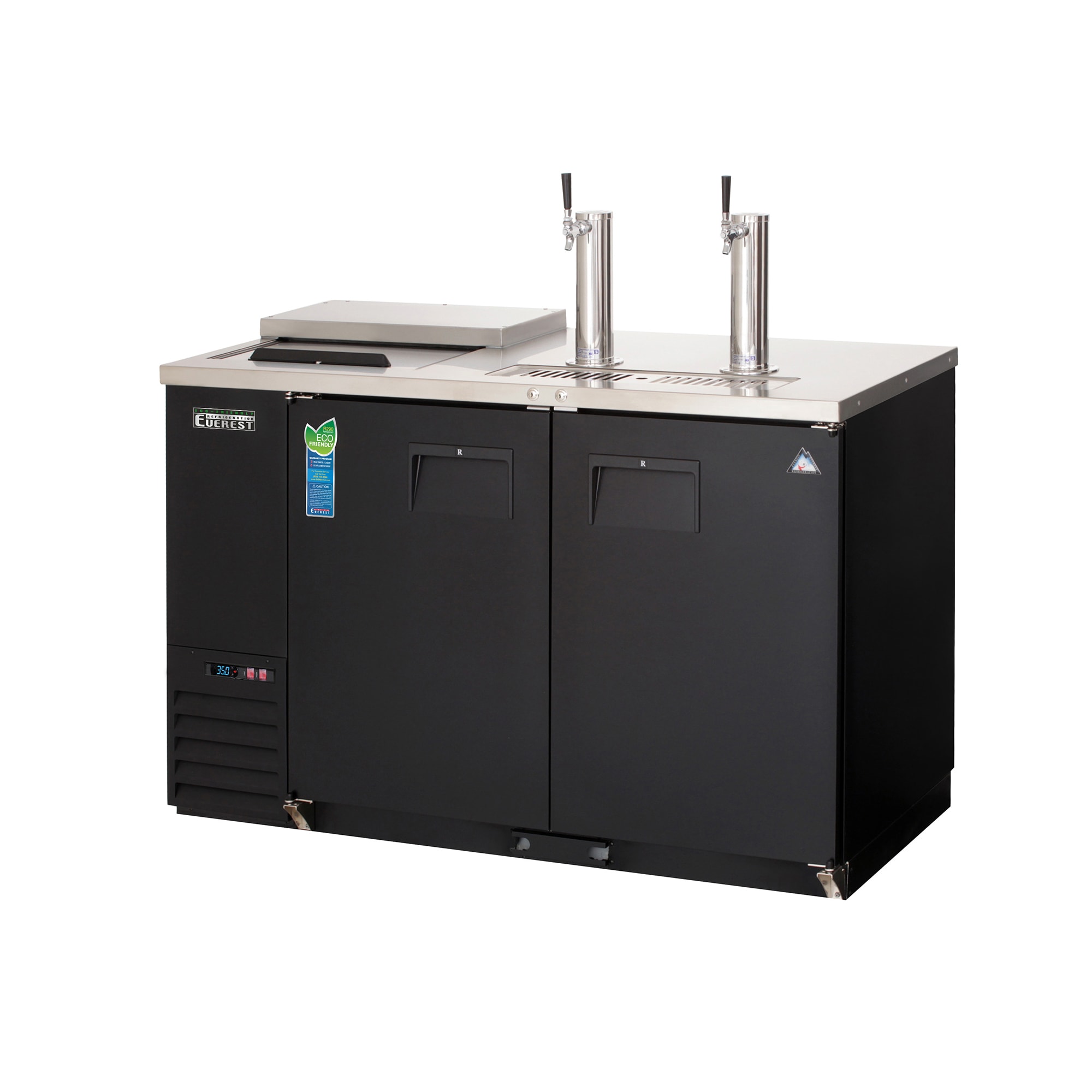 Everest Refrigeration EBD2CT 57 3/4" Club Top Kegerator Beer Dispenser