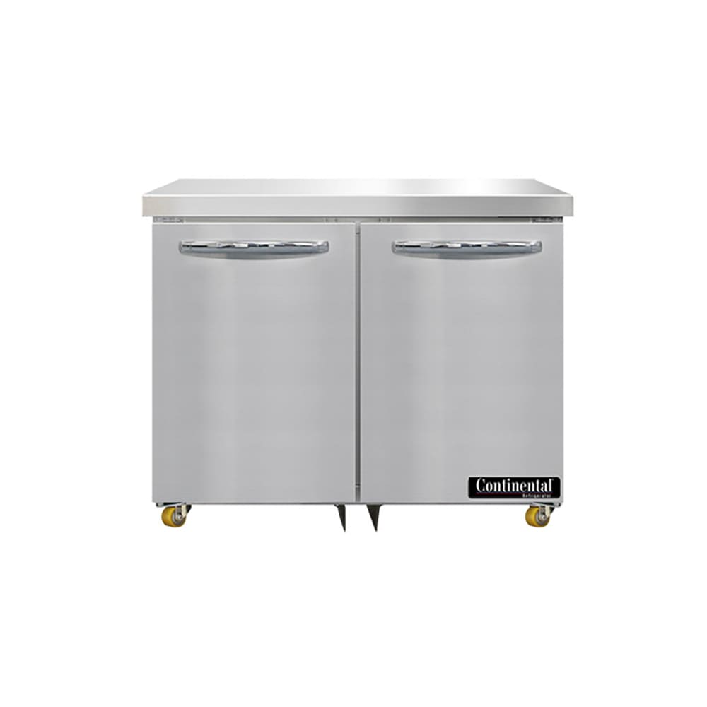 Continental SW36N-U 36" W Undercounter Refrigerator W/ (2) Sections ...