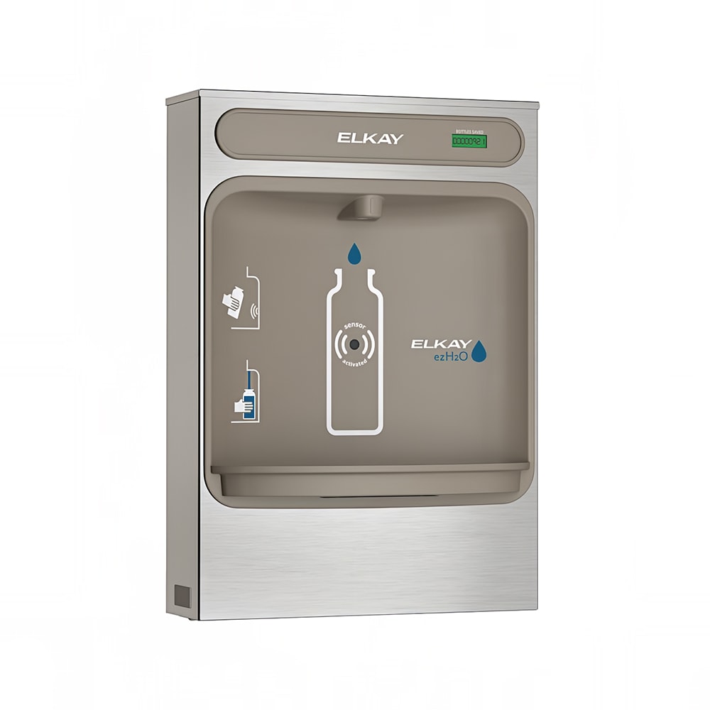 Elkay EZWSSM Wall Mount Bottle Filling Station - Non Refrigerated, Non ...