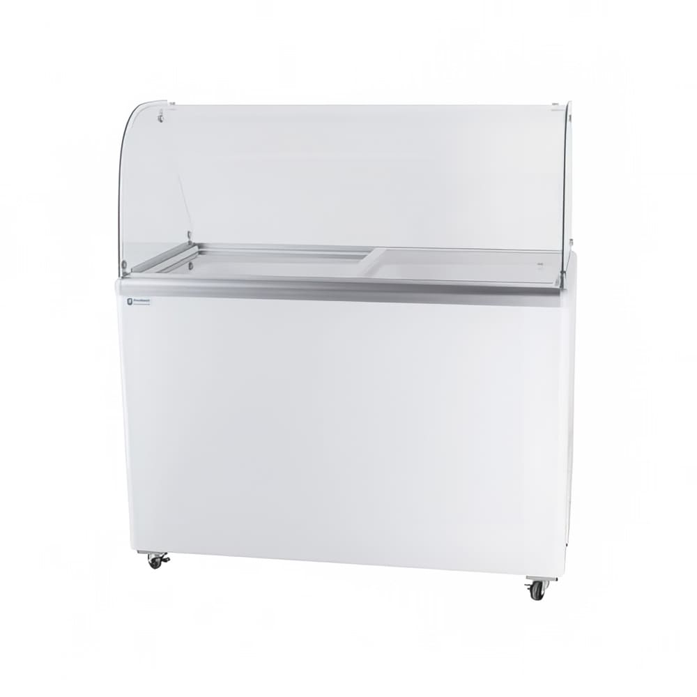 Excellence Industries Edc 8c Hc 47 12 Stand Alone Ice Cream Dipping Cabinet W 8 Tub Capacity 0309