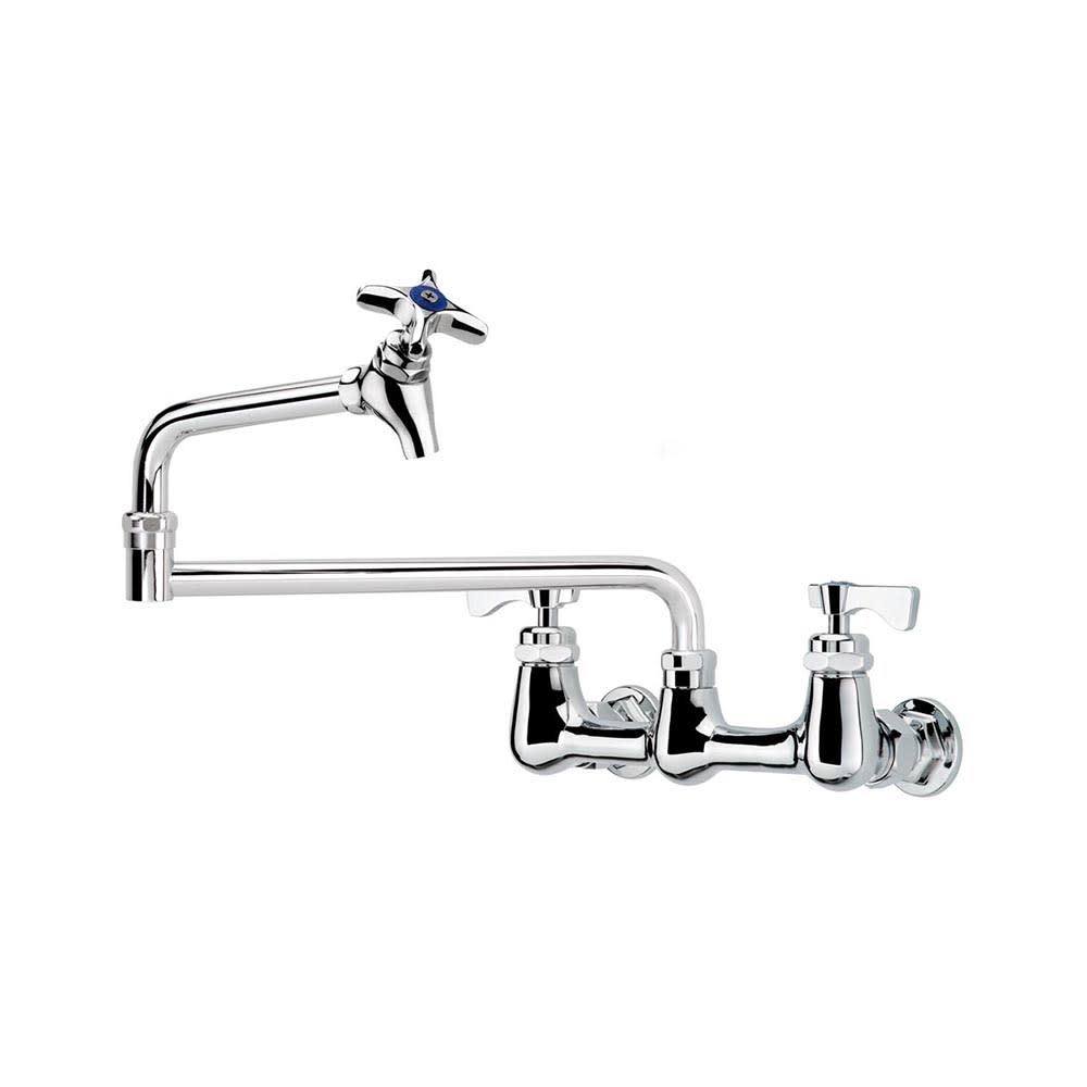 Krowne 16252L Splash Mount Pot Filler Faucet w/ 18" Swing Nozzle