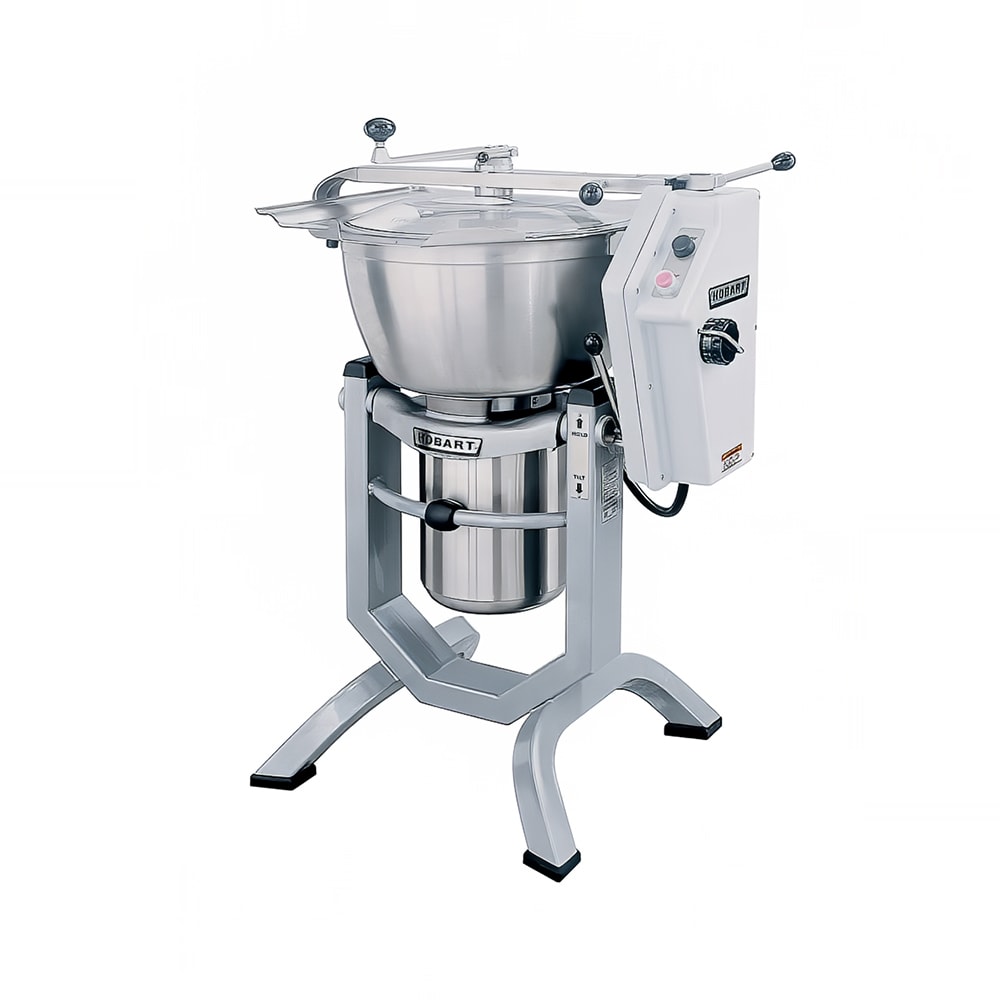 Hobart HCM450-61 45 qt Cutter Mixer w/ Stainless Tilting Bowl & 5