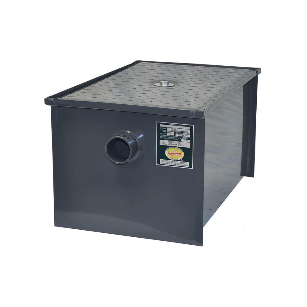 John Boos GT-8 Grease Interceptor w/ 4 lb GPM Capacity, Carbon