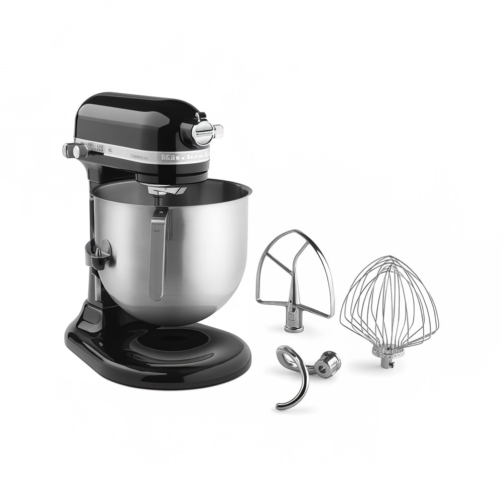 KitchenAid Commercial KSM8990OB 8 qt KitchenAid Planetary Mixer Countertop Onyx Black 1 1 3 hp 120v