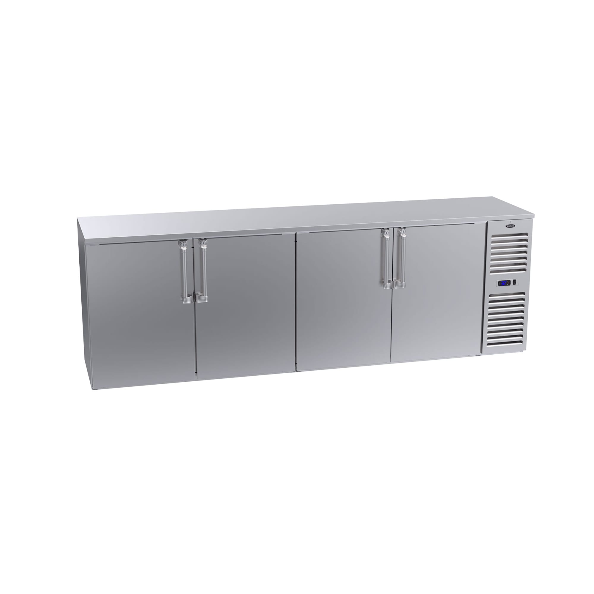 Krowne BS108R-SSS 108" Bar Refrigerator - 4 Swinging Solid Doors ...