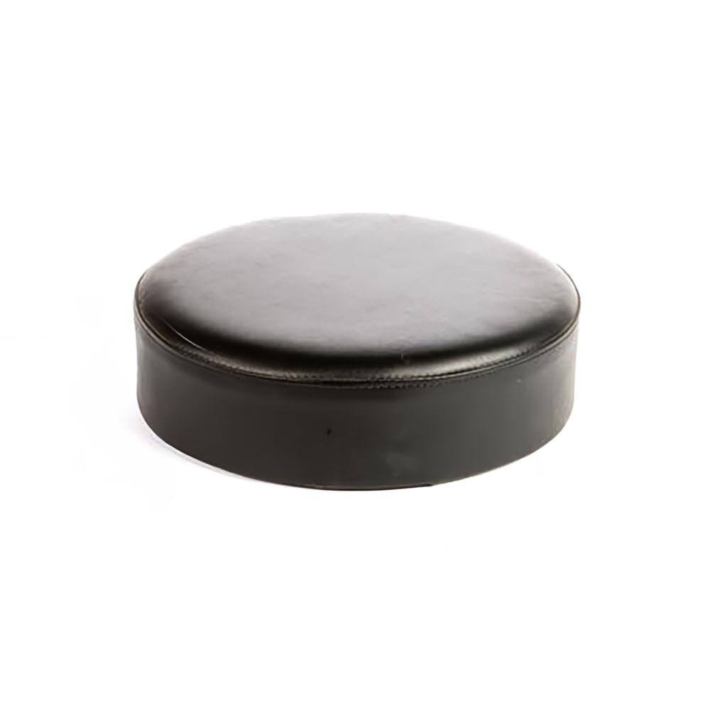 Oak Street SL2129TOP BLK Replacement Button Top Bar Stool Seat Black Vinyl