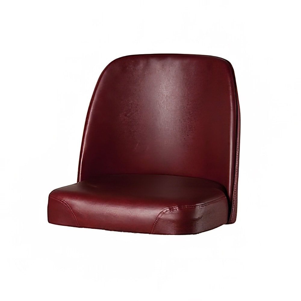 Oak Street Replacement Bucket Bar Stool Seat, Wine Vinyl