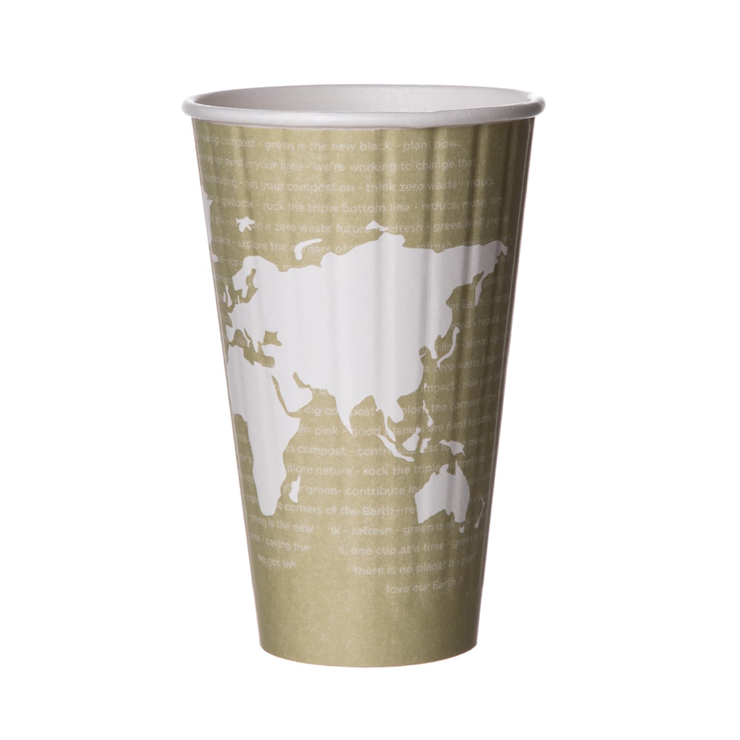 Eco Products World Art™ 16 oz Disposable Insulated Hot Cup - PLA ...