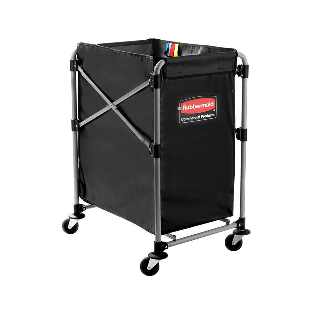 Rubbermaid 1881749 Laundry Cart w/ Collapsible Basket, 24 1/5