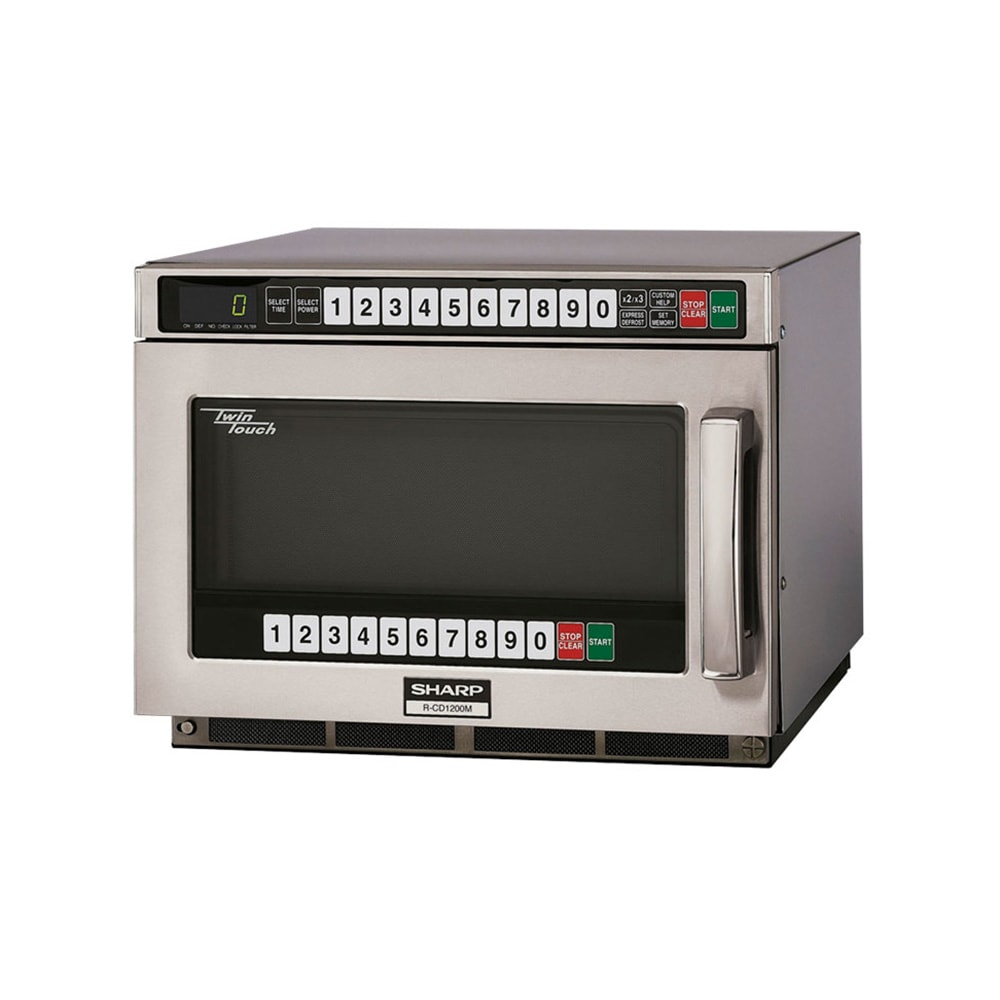 Sharp R-CD1200M 1200w TwinTouch™ Commercial Microwave w/ Touch Pad - 120v