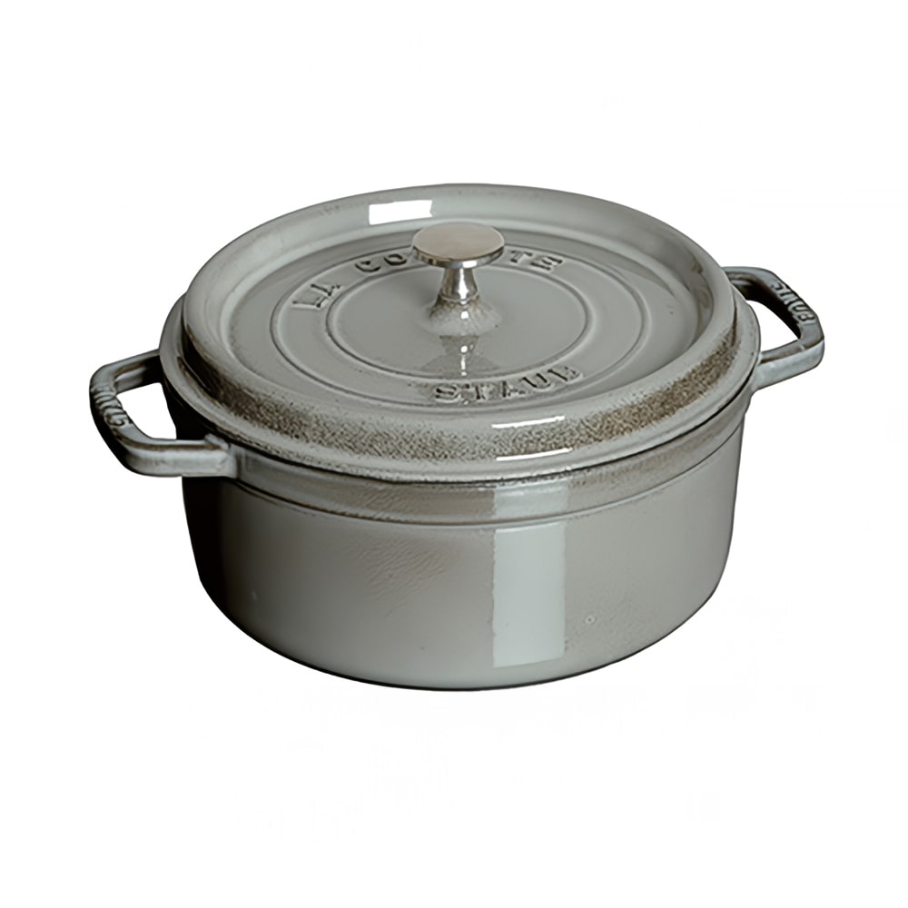 Staub 16 oz Mini Enameled Cast Iron Cocotte - 6 3/10 Staub 16 oz Mini Enameled Cast Iron Cocotte - 6 3/10