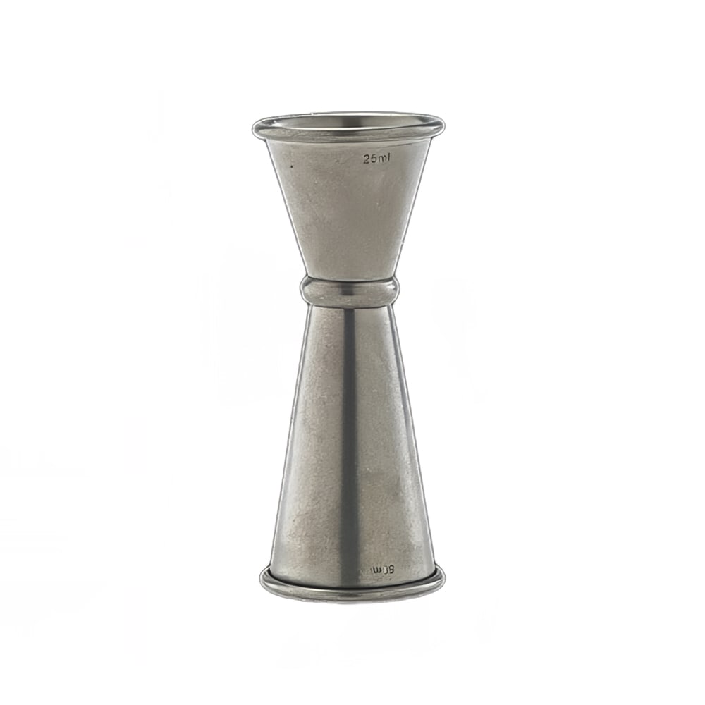 Steelite GWJIG2550V Double Jigger - 1/2 oz & 1 1/2 oz, Steel