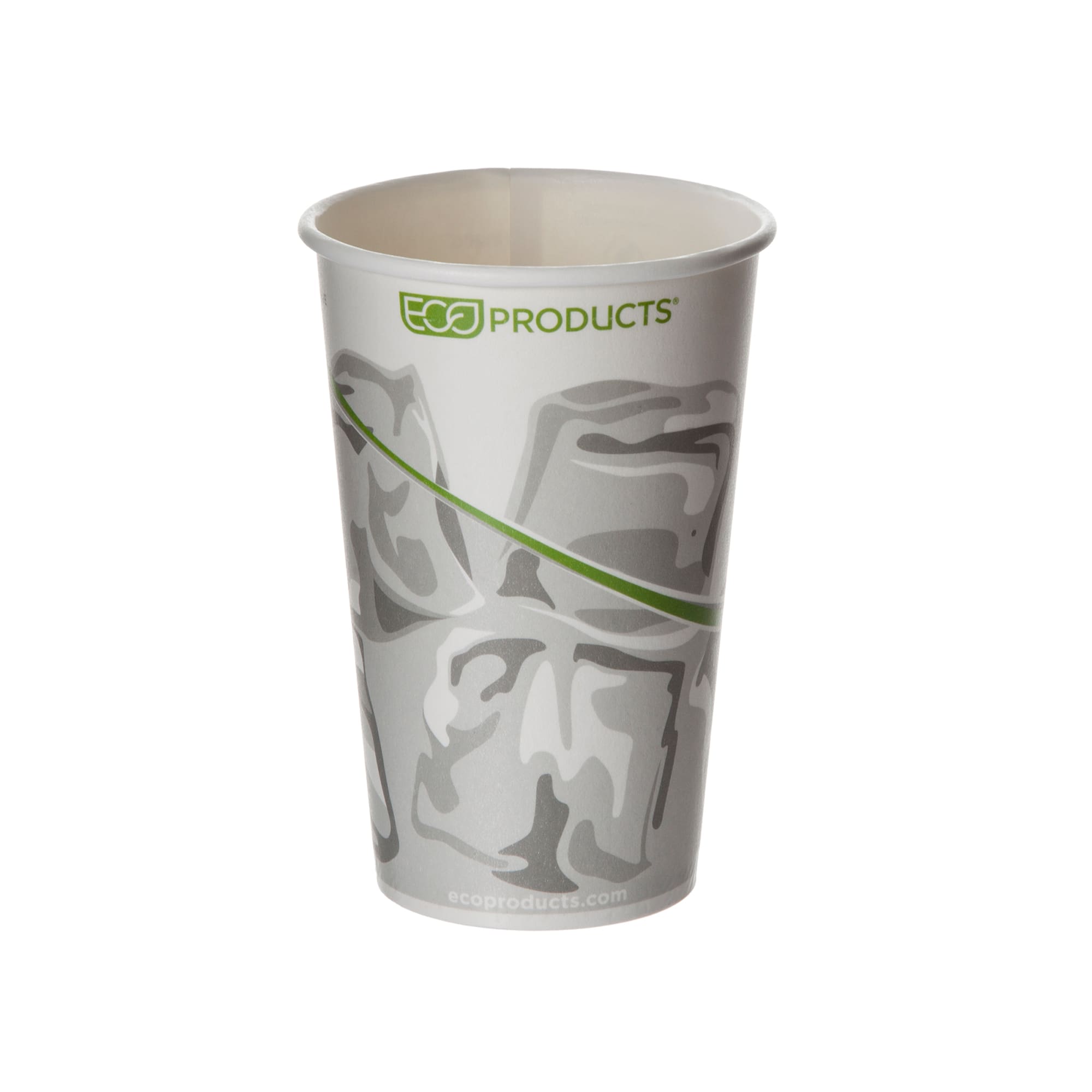Eco Products 16 oz GreenStripe® Disposable Cold Cup - Paper, Clear (EP ...