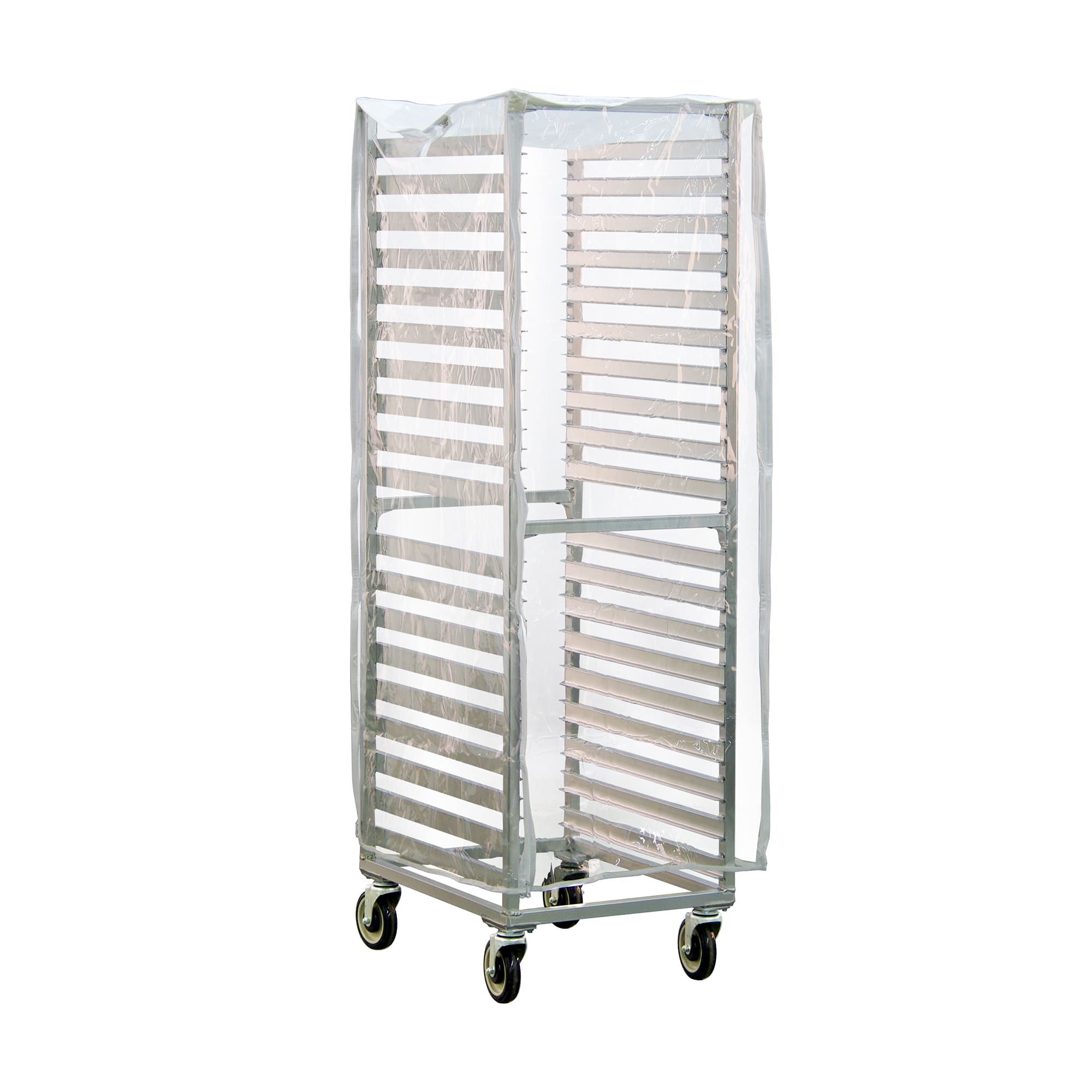 Temporary Loading Rack Cover New Age End-Loading Rack Cover w/ 2 Zippers, Heavy Duty Vinyl (1359)