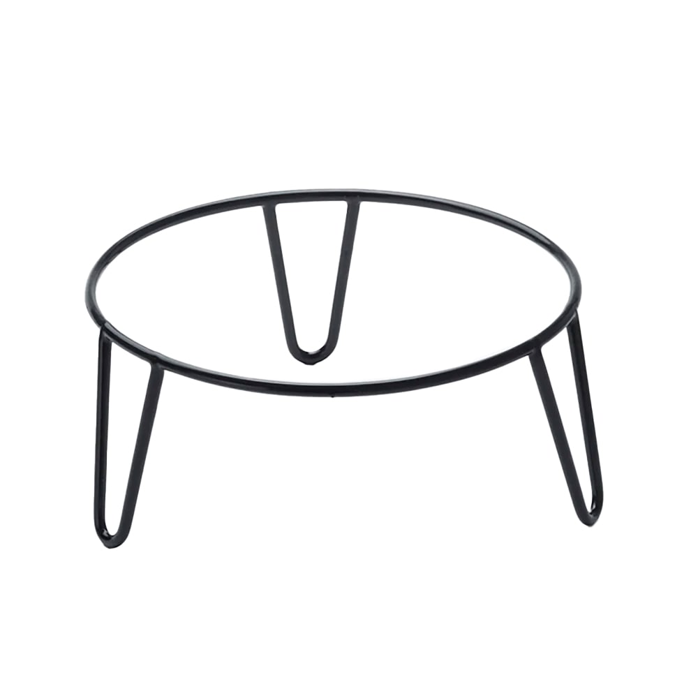 American Metalcraft Contemporary Swirl pizza stand (varie taglie/colori), 7-Inch, Nero, 1