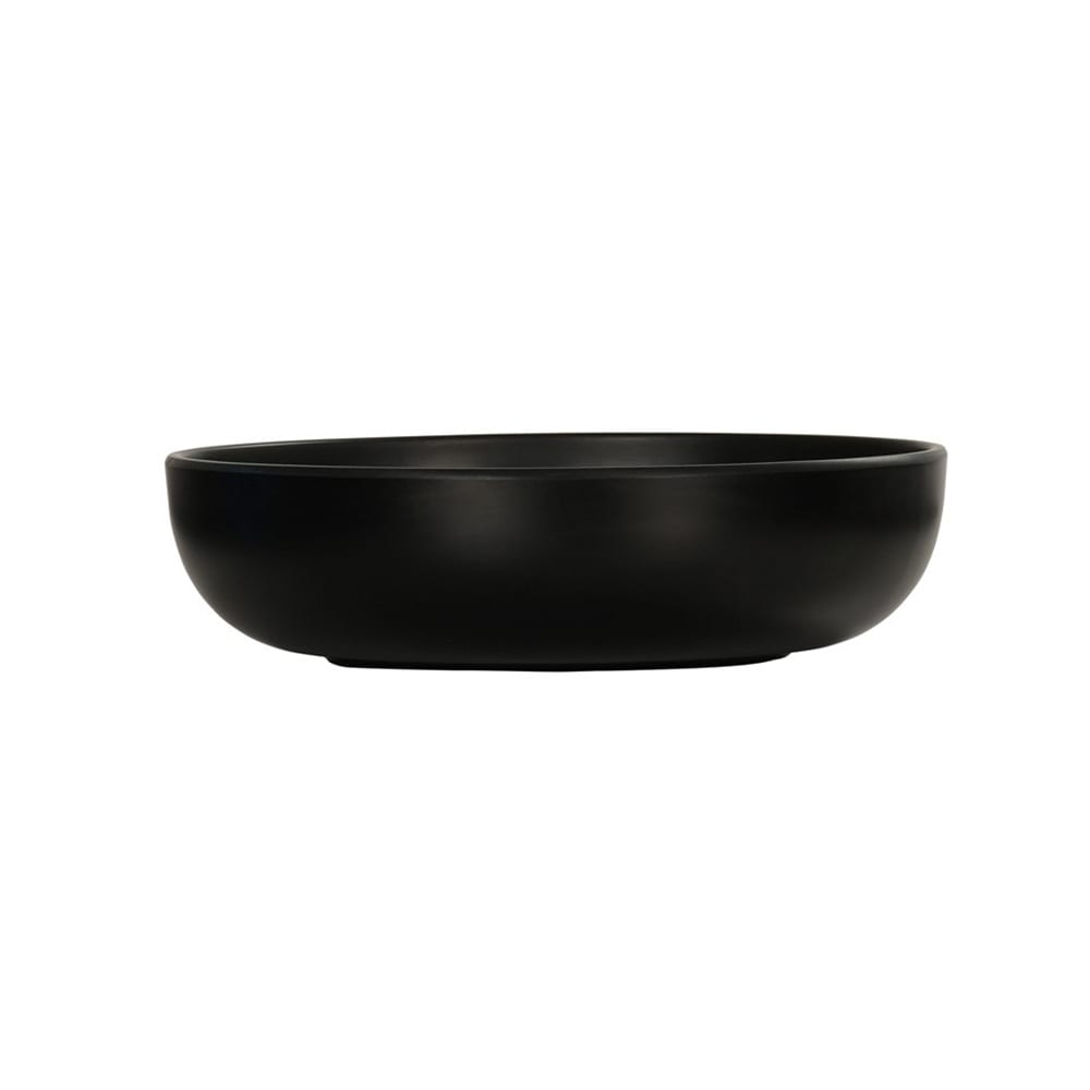 Cal-Mil 24008-8-13 34 oz Round Melamine Coupe Bowl - Black