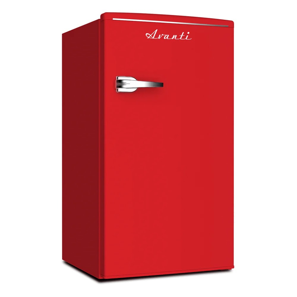 Avanti RMRS31X5R-IS 3.1 cu ft Retro Series Compact Home Refrigerator w ...