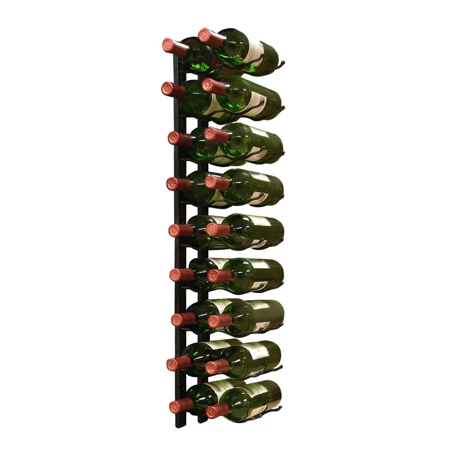 Vinotemp 18 Bottle Epic Metal Wine Rack (Black), image size:1500x1500