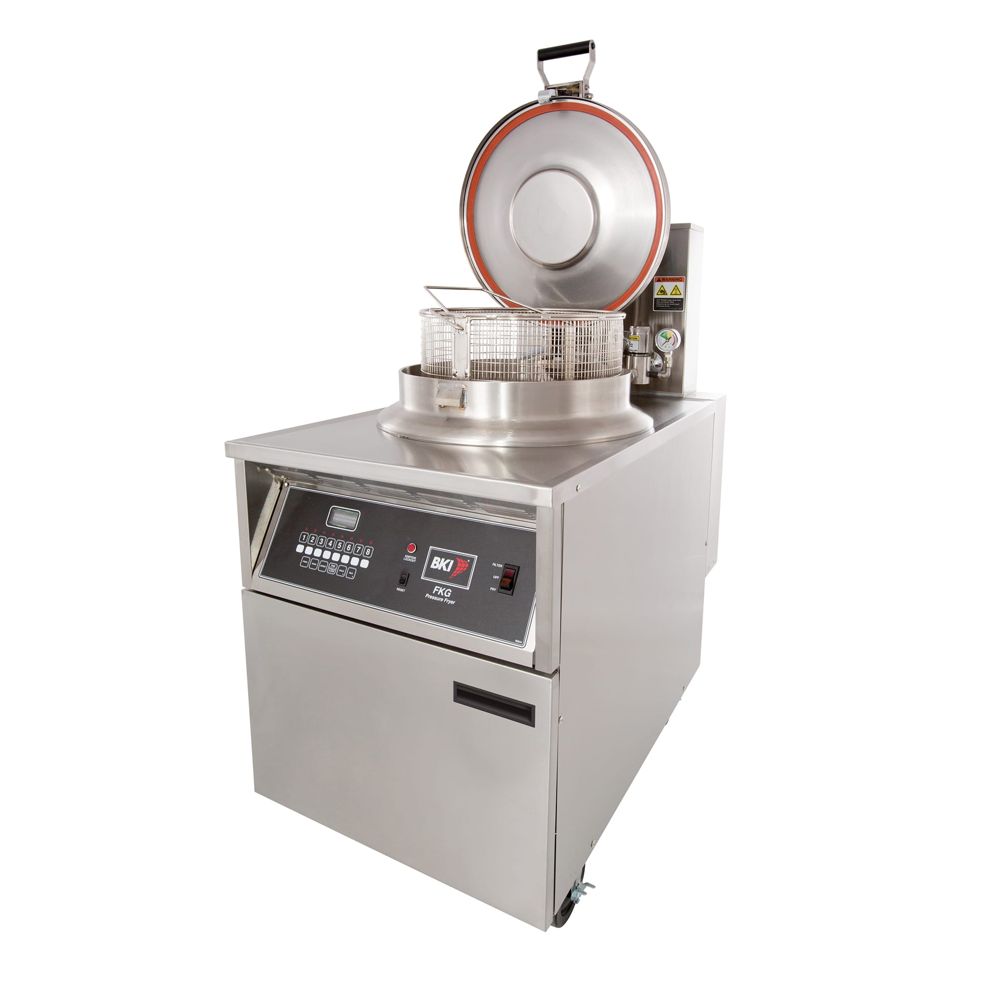 BKI FKG-FC 75 lb Natural Gas Pressure Fryer