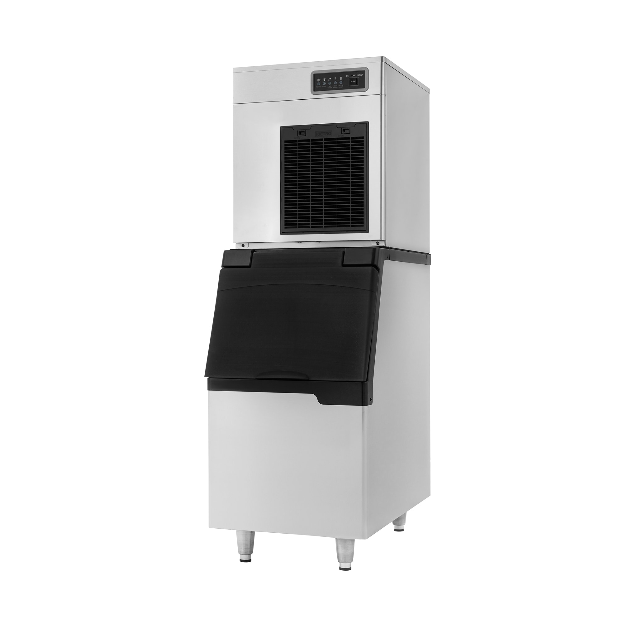 ICETRO IM-0770-AN/IB-026-22 708 lb Nugget Ice Machine w/ Bin - 265 lb ...