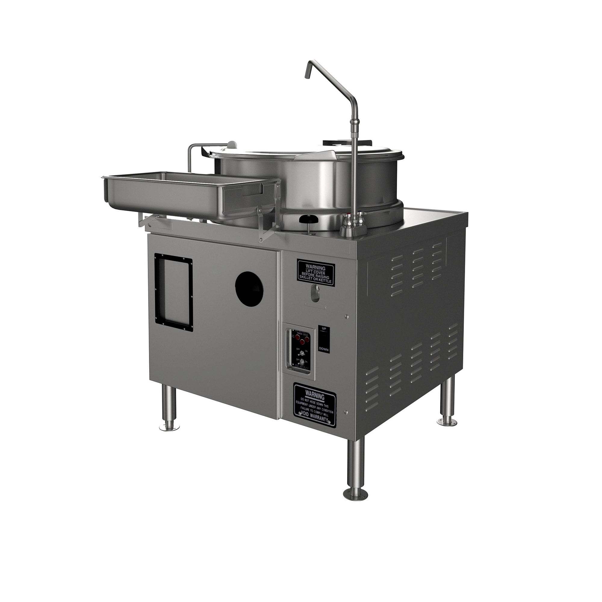 Market Forge MT-40EO Steam Kettle Manual Tilt, 2/3