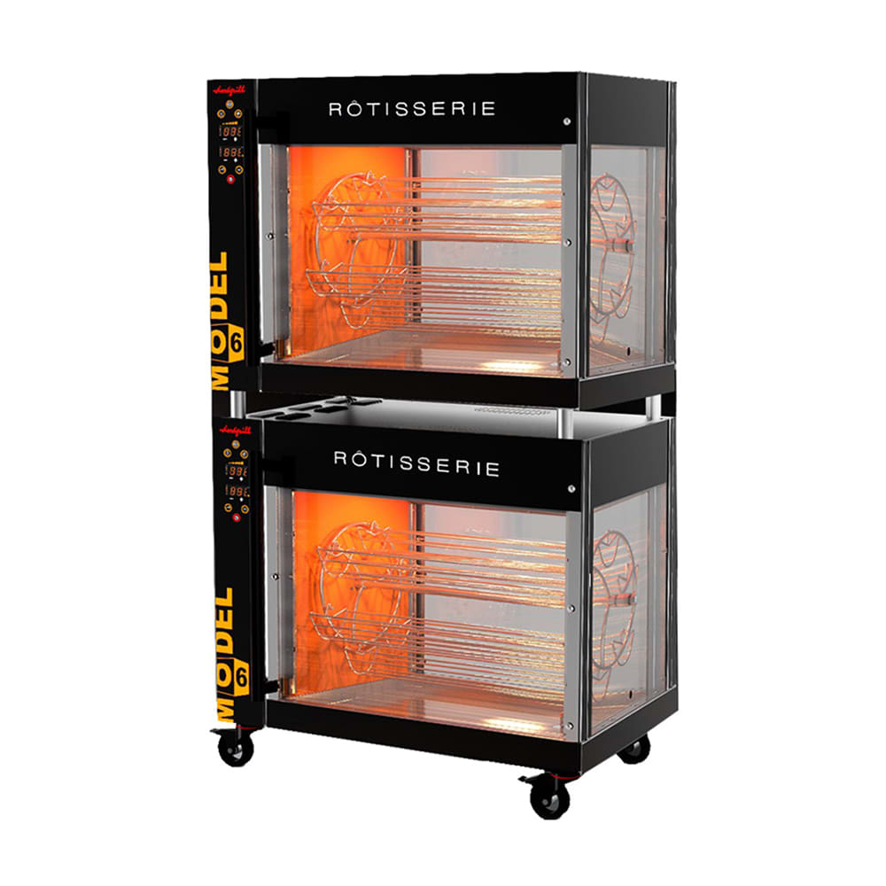 キッチン家電 dore Doregrill MODEL Series Electric 2 Spit Rotisserie w/ 60 Bird