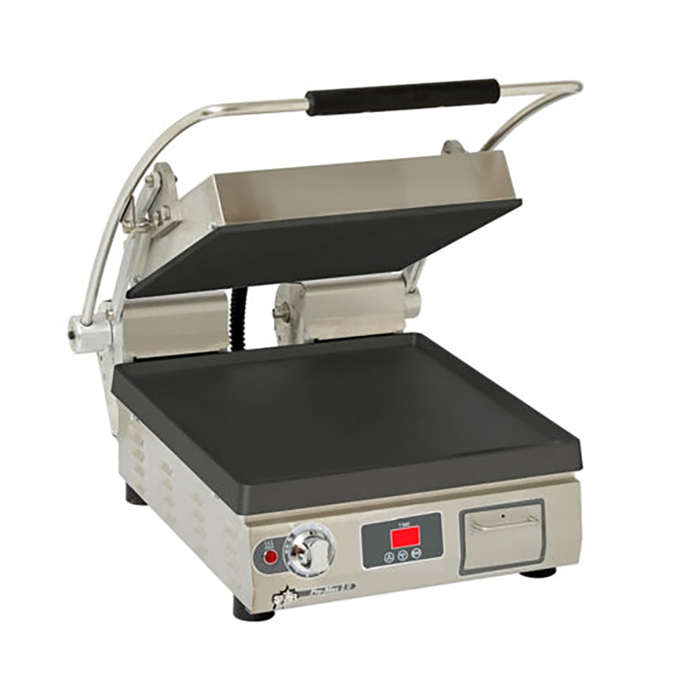 Star PST14IT Single Commercial Panini Press w/ Cast Iron Smooth