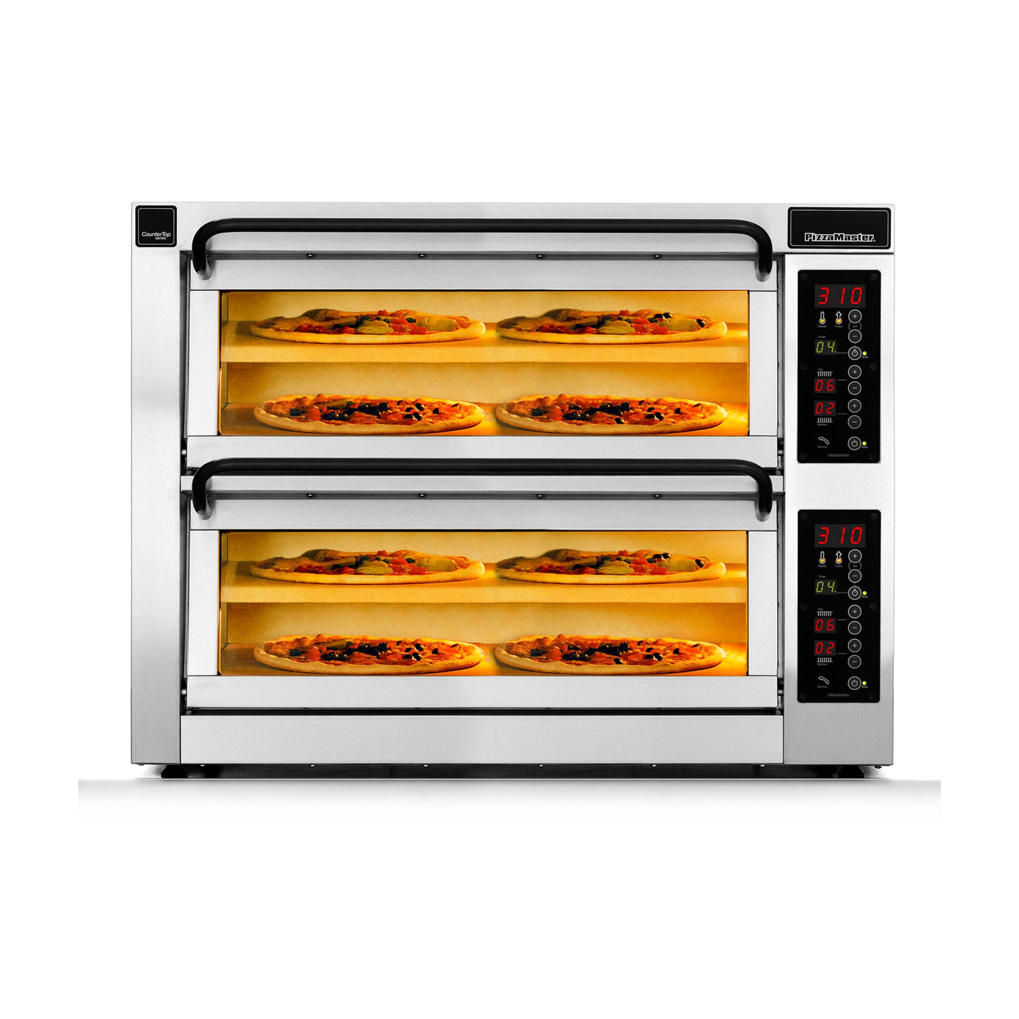 PizzaMaster 400 Series Countertop Double Multi-Purpose Deck Oven - 208v ...