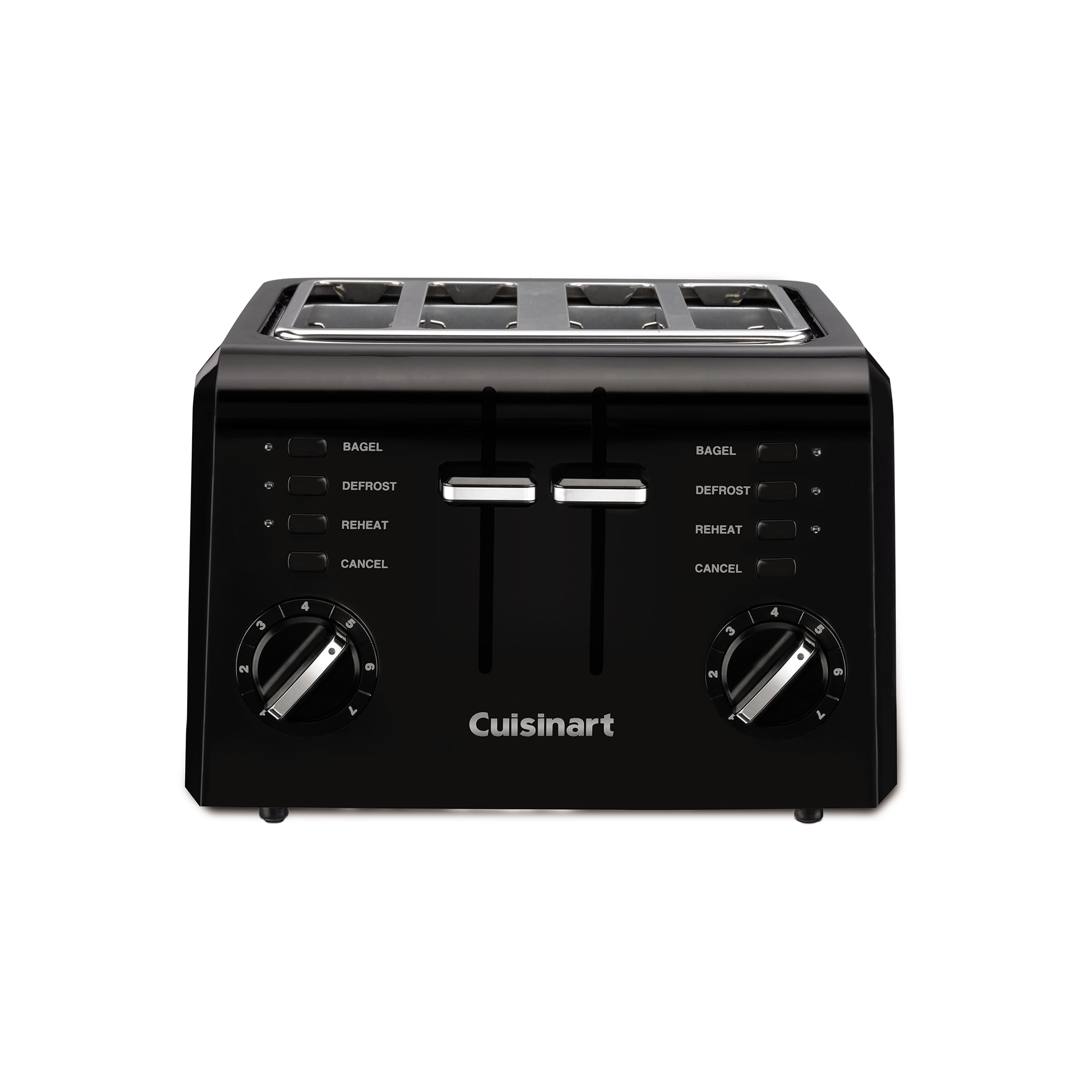 Cuisinart CPT-142BKWH Slice Compact Toaster w/ Crumb Tray
