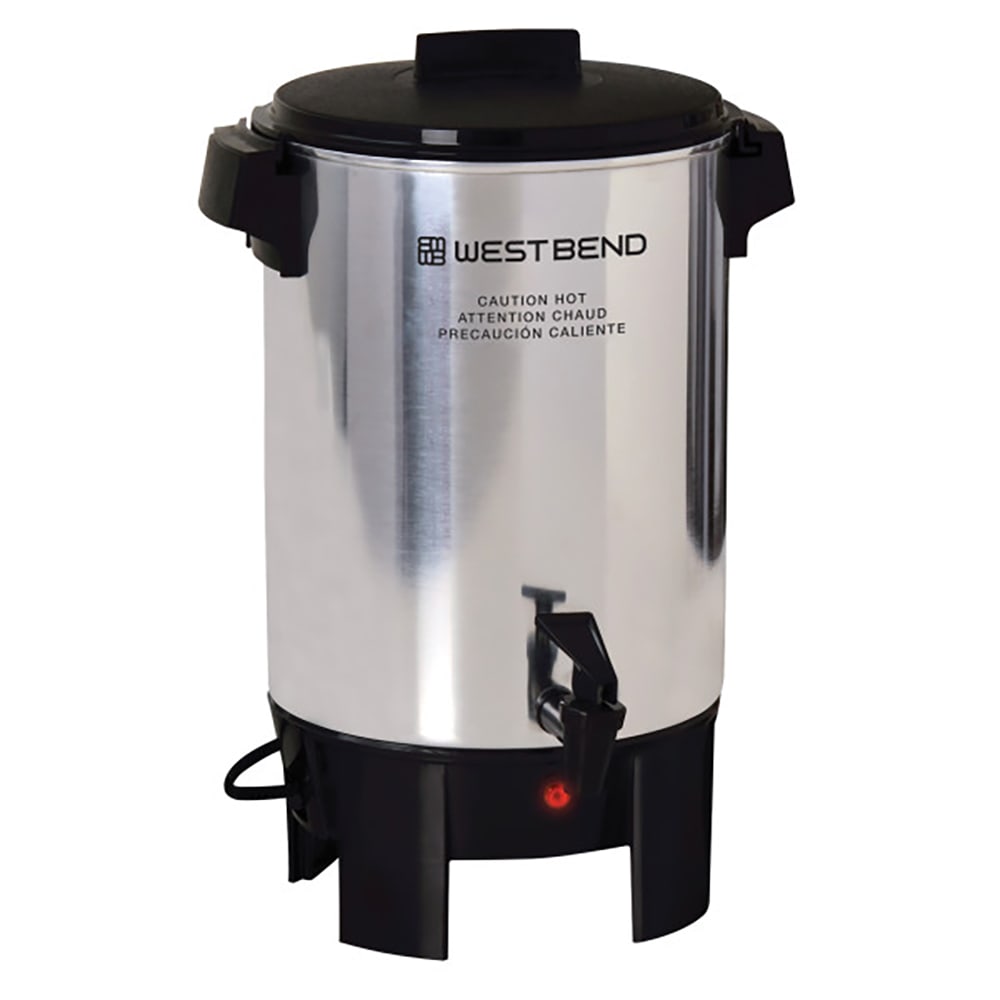 West Bend 30カップ コーヒーメーカー 58030 パーコレーター West Bend 30-Cup Coffee Urn (Stainless Steel) 58030 at Lowes.com