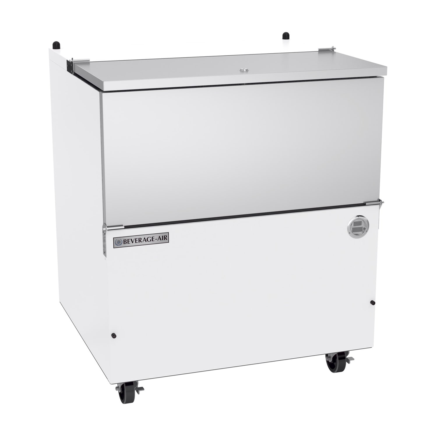 Beverage-Air SM34HC-W-02 Milk Cooler w/ Top & Side Access - (512) Half ...