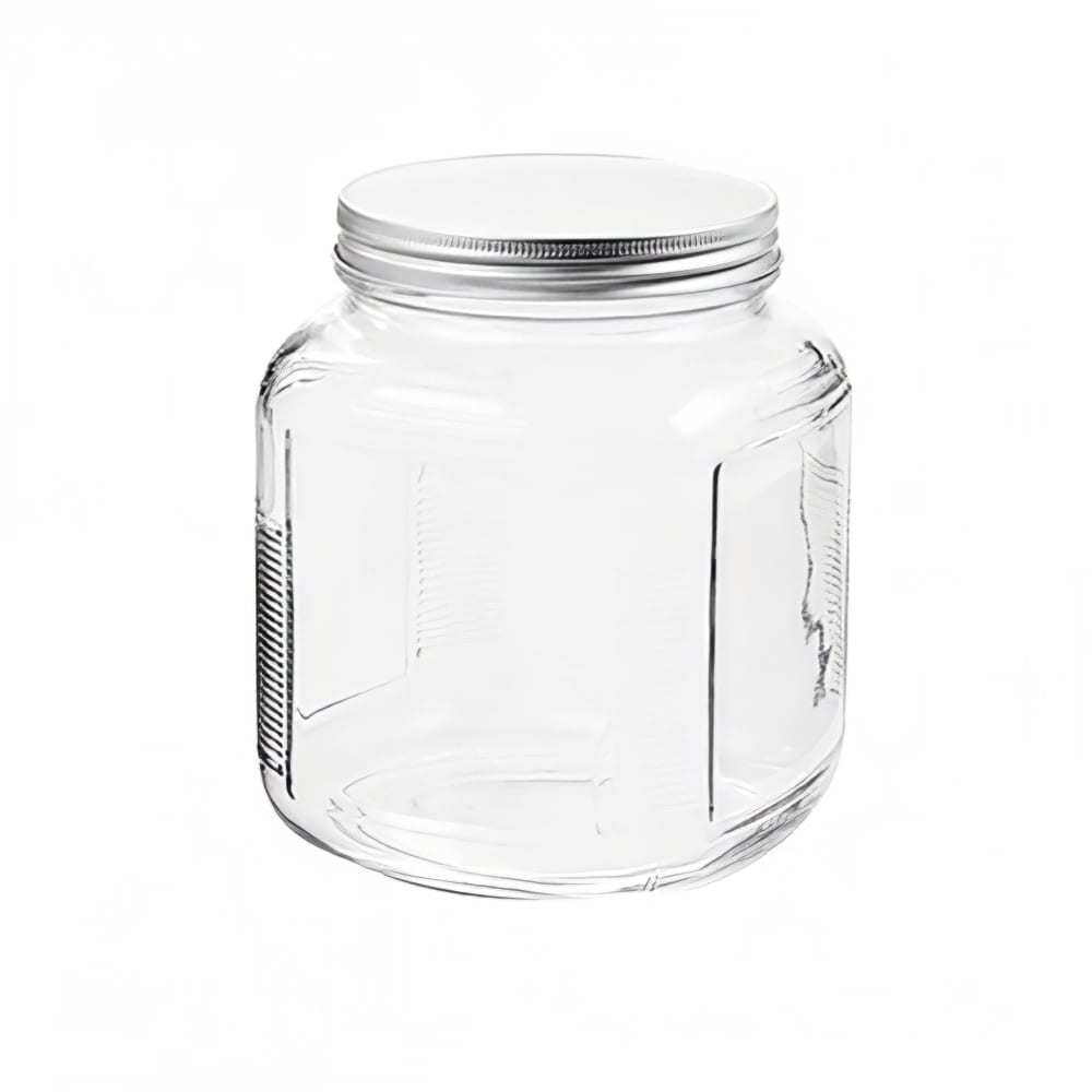 Anchor Hocking 85812AHG17 32 oz Glass Cracker Jar w/ Brushed Anchor Hocking 85812AHG17 32 oz Glass Cracker Jar w/ Brushed