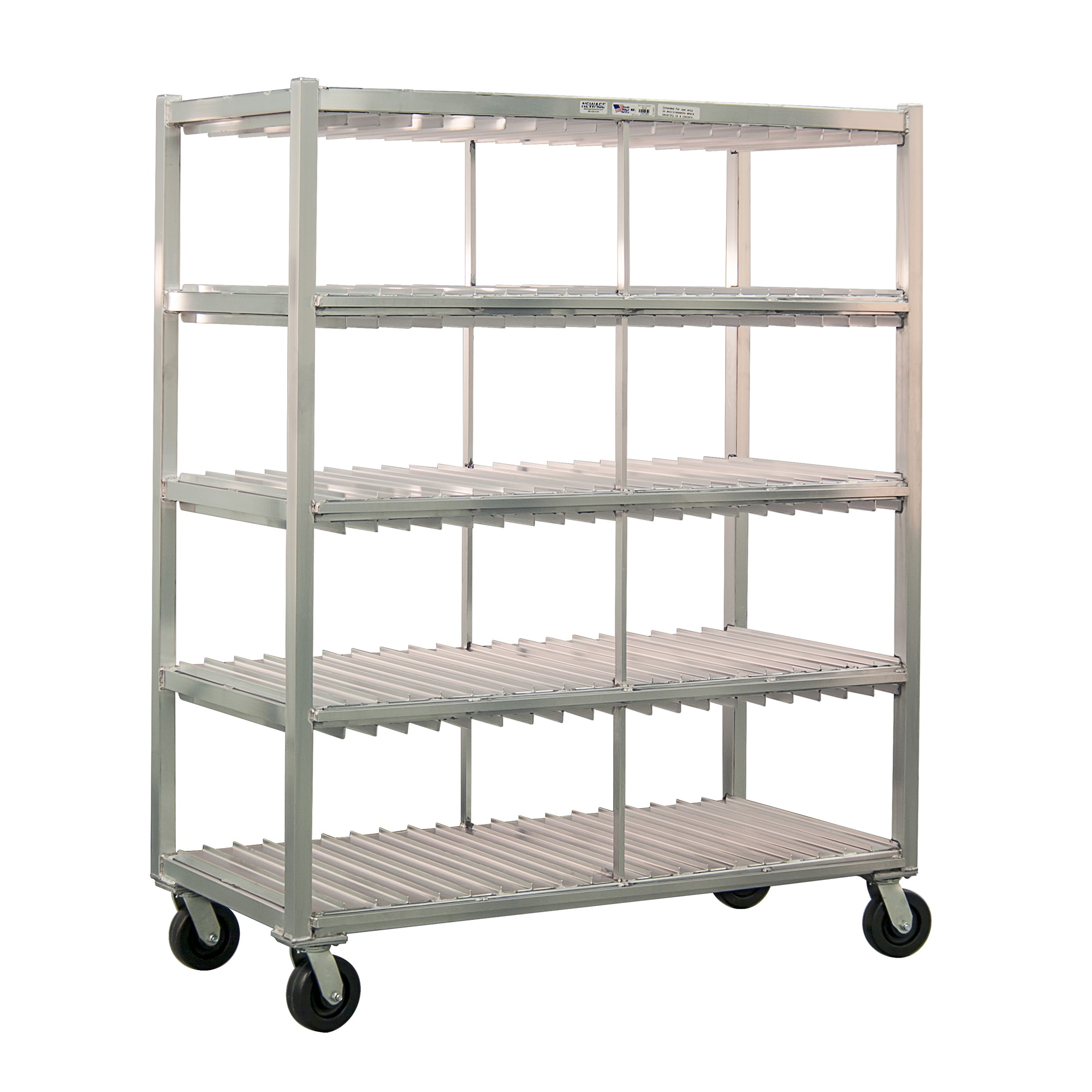 New Age 4 Level Mobile Drying Rack for Trays (96705)