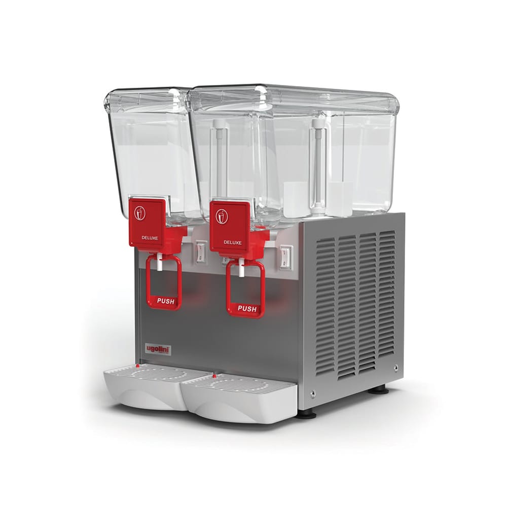 Ugolini UEAD203K0 Arctic Deluxe Refrigerated Drink Dispenser w/ (2