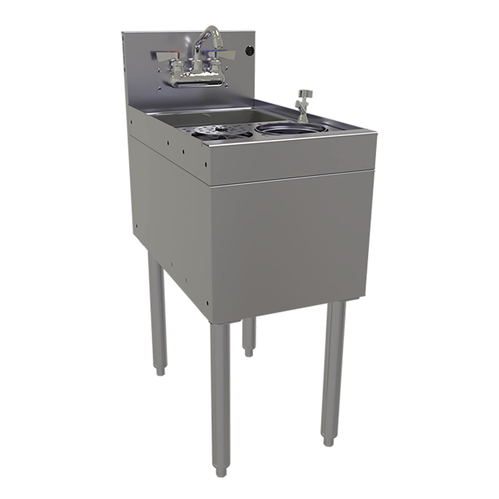 Glastender MTS-14 Underbar Mixology Sink w/ 9 1/4
