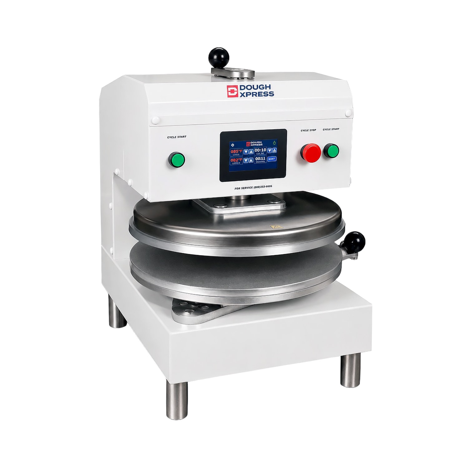 Cosette Pearl ページ DoughXpress DXE-W Electro-Mechanical Pizza Dough Press w/ Uncoated