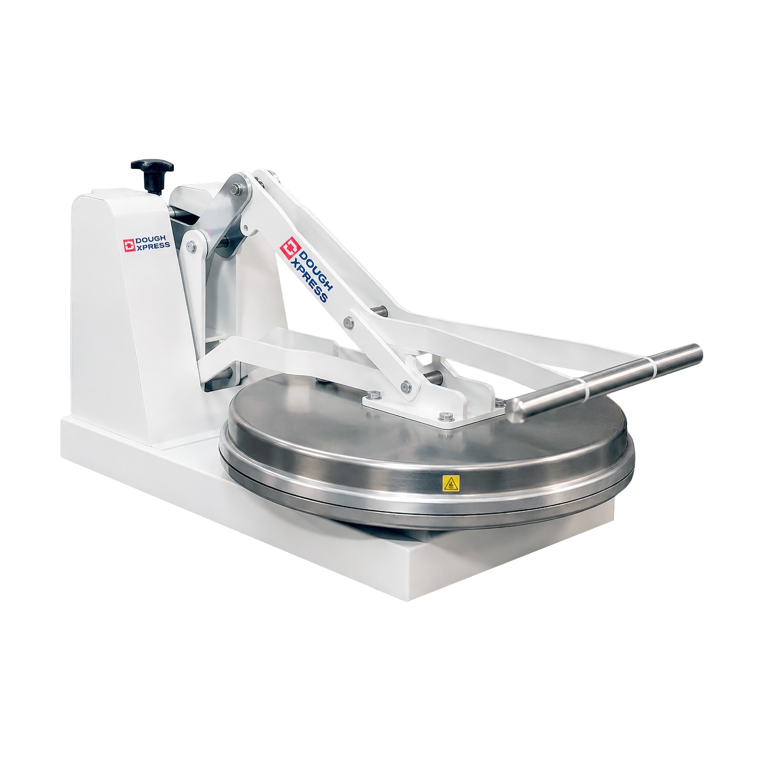 DoughXpress DM-18NH Manual Pizza Dough Press - Aluminum Platens