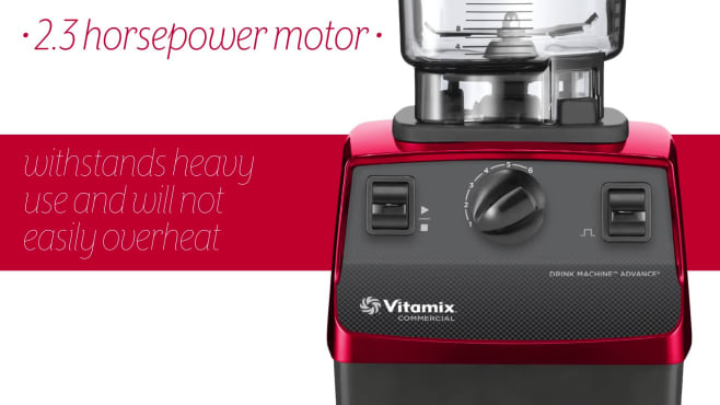 Vitamix 62825 Red Drink Machine Advance 48 Ounce Blender 
