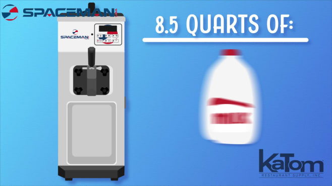 Frozen Yogurt + Soft Serve Machine – Spaceman 6235-C – Counter Top 2-Flavor  – Call for Best Price - FroCup
