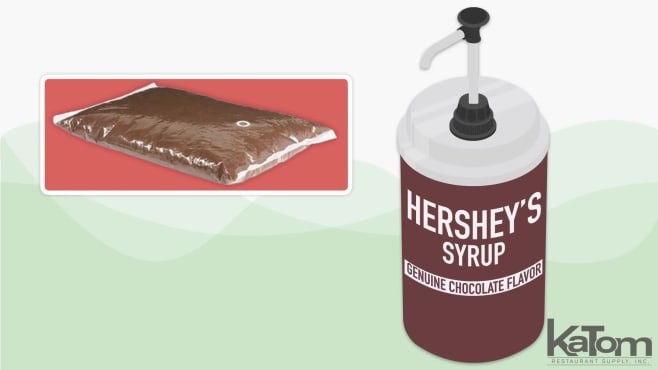 Hershey's Chocolate Complete Server Classic Hershey Pouch Syrup Dispenser for sale online 
