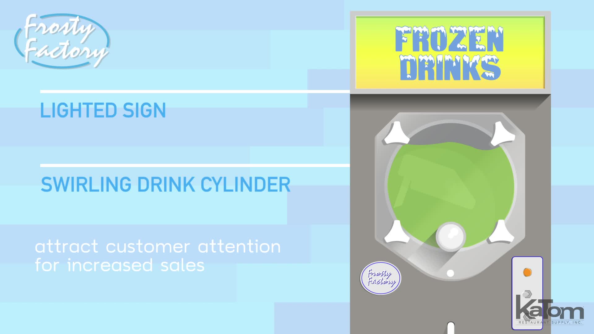 Frosty Factory 235R 3/1 Margarita Machine (3) Single, Countertop