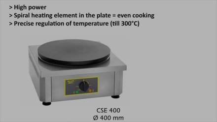 350FE) Sodir Crepe Machine - Equipex | Economy Paper & Restaurant