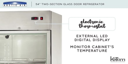 Arctic air agr49 reach in deals refrigerator