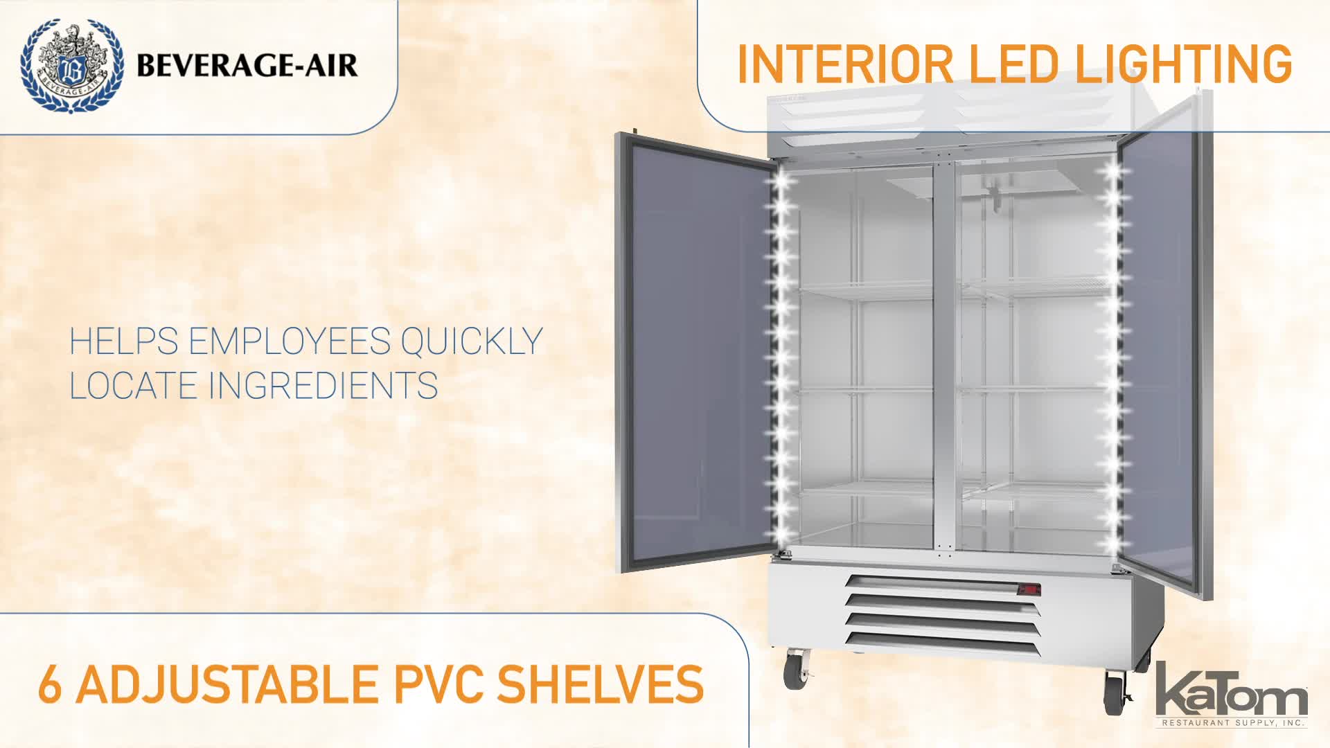 Beverage Air Rb49hc 1s 52 Two Section Reach In Refrigerator 2